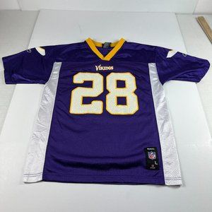 Y2K Reebok NFL Minnesota Vikings Adrian Peterson 28 Jersey Youth Large Purple